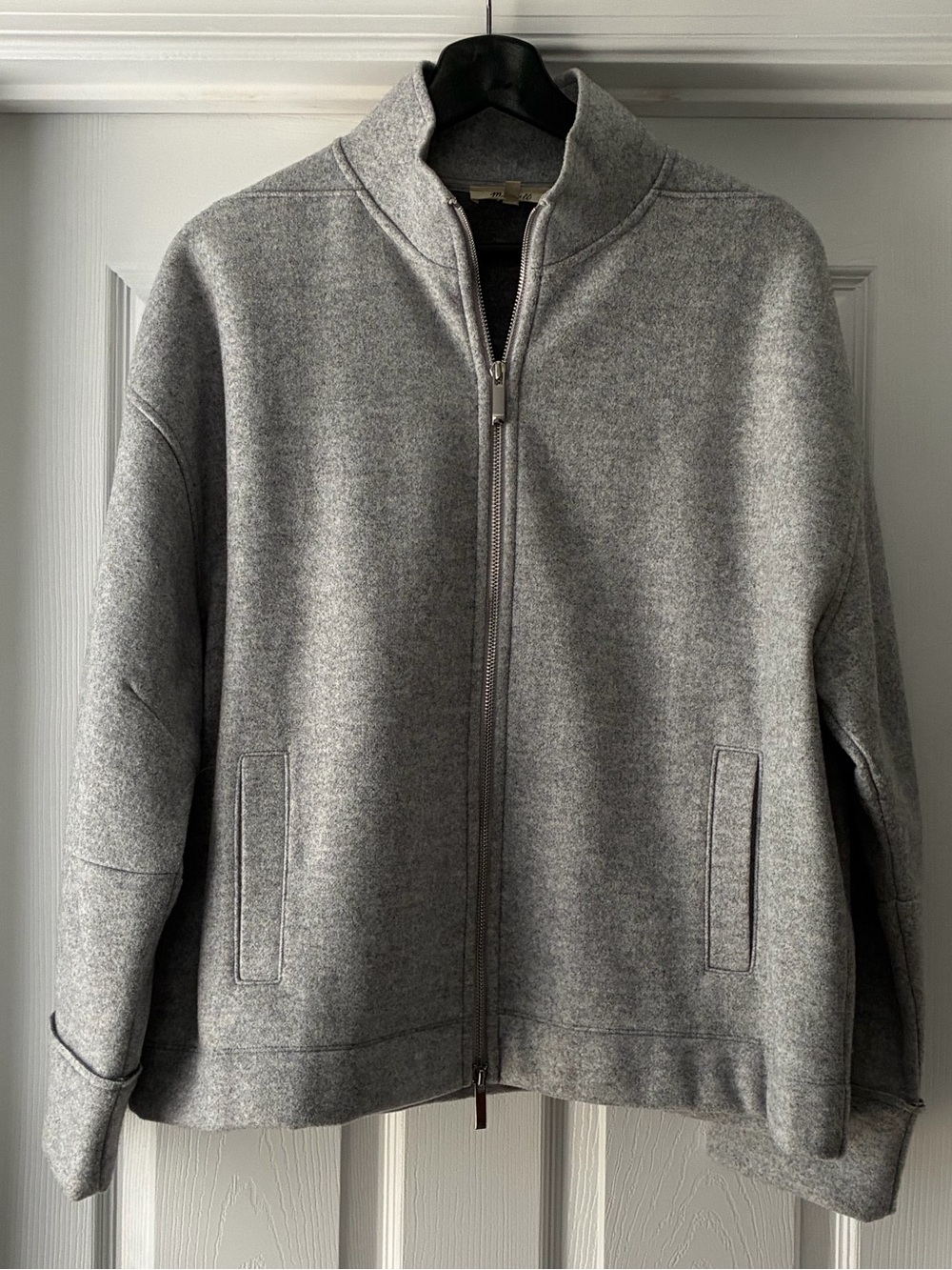 Madewell Mockneck Knit Jacket